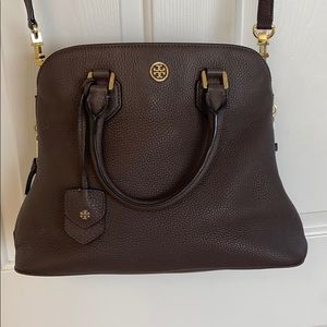 Tory Burch Robinson pebbled dome satchel